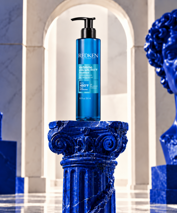 REDKEN – Extreme Play Safe 450°F - Heat Protection & Strengthening Treatment - Balanced Formula 200ml 6.8 fl oz