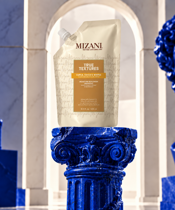 MIZANI – True Textures Moisture Replenish Shampoo - For Curls, Coils & Waves 16.9 fl 500ml