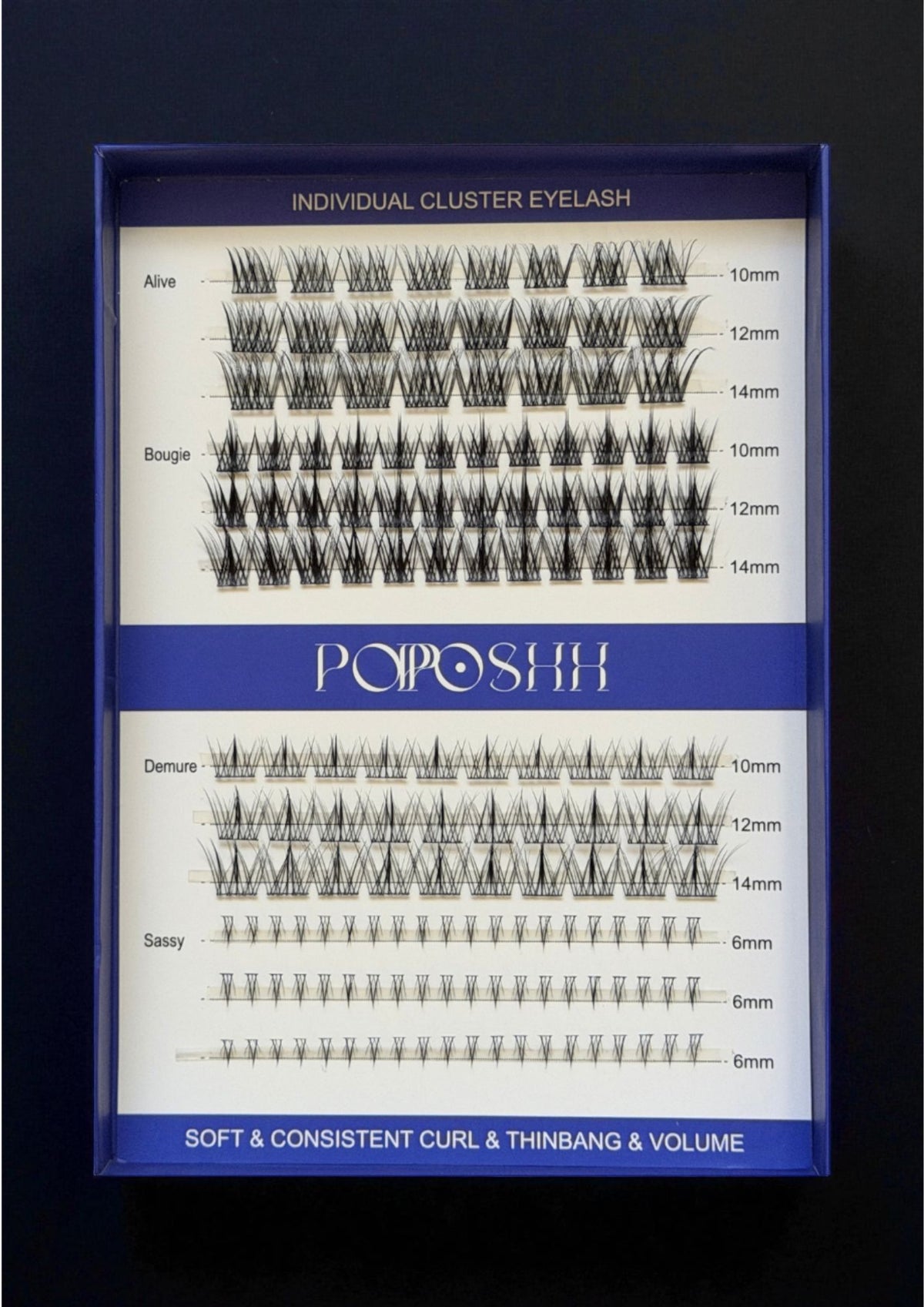 Lash Compendium – Colección de Pestañas en Grupos