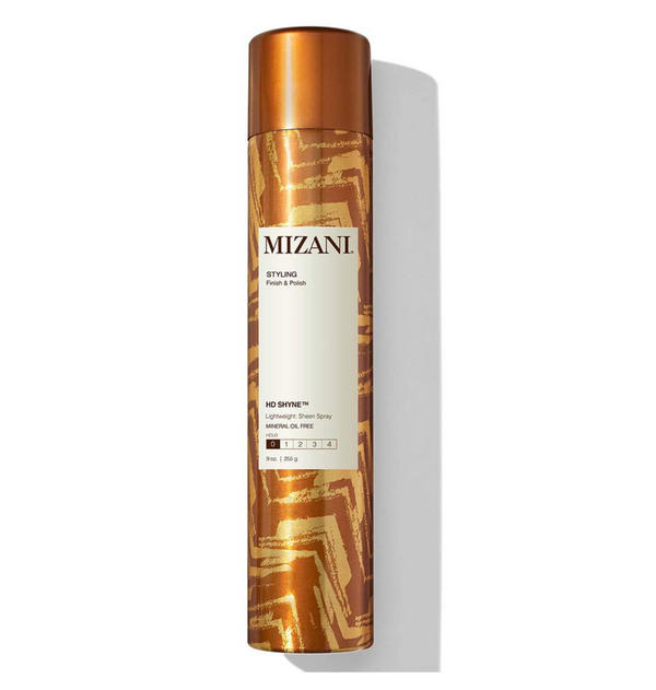 MIZANI HD Shyne Lightweight Hairspray - Weightless, Oil-Free Formula, Shine & Nourishment