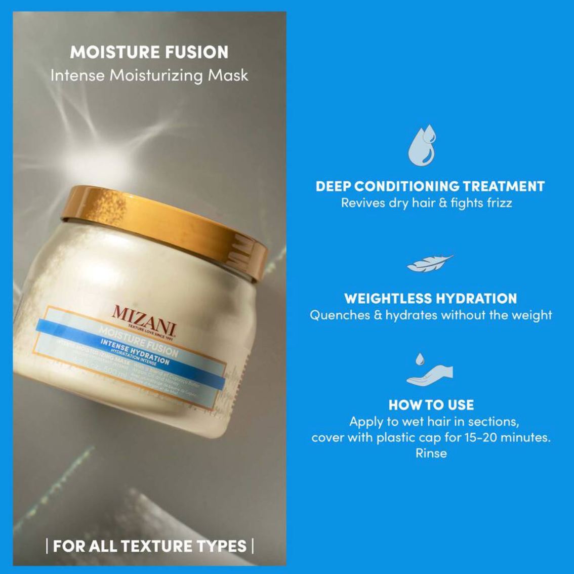 MIZANI – Moisture Fusion Intense Hydration Mask - Intense Moisturizing Mask