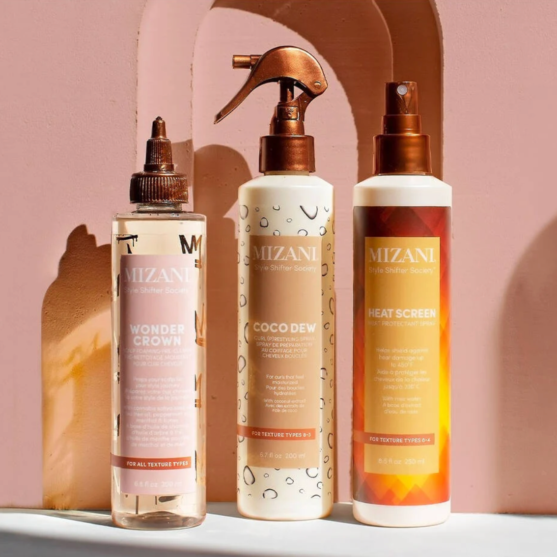 MIZANI – Style Shifter Society™ Heat Screen - Heat Protectant Spray