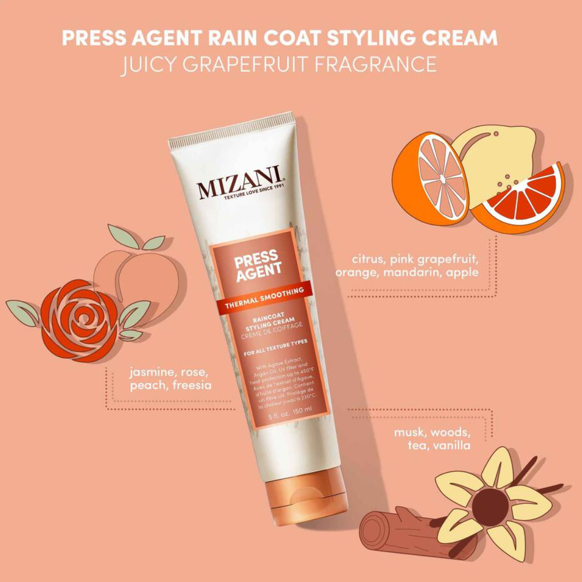 MIZANI – Press Agent Thermal Smoothing Raincoat Styling Cream