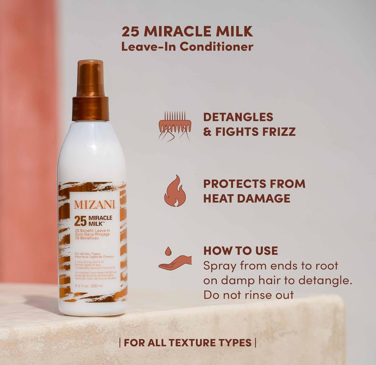 MIZANI – 25 Miracle Milk - 25 Benefit Leave-In Treatment