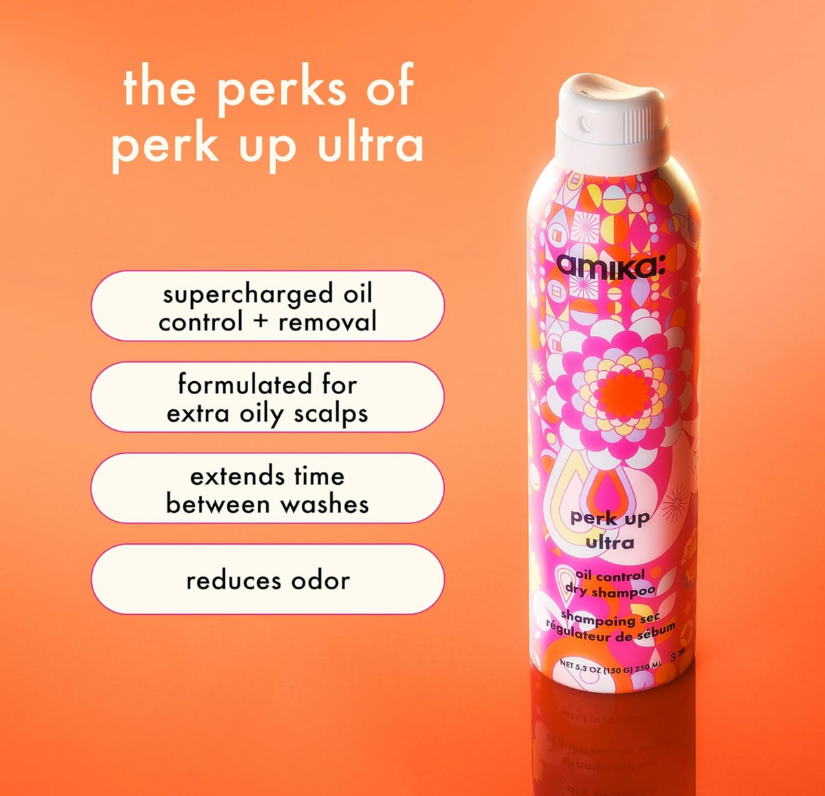 Amika Perk Up Ultra Oil Control Dry Shampoo