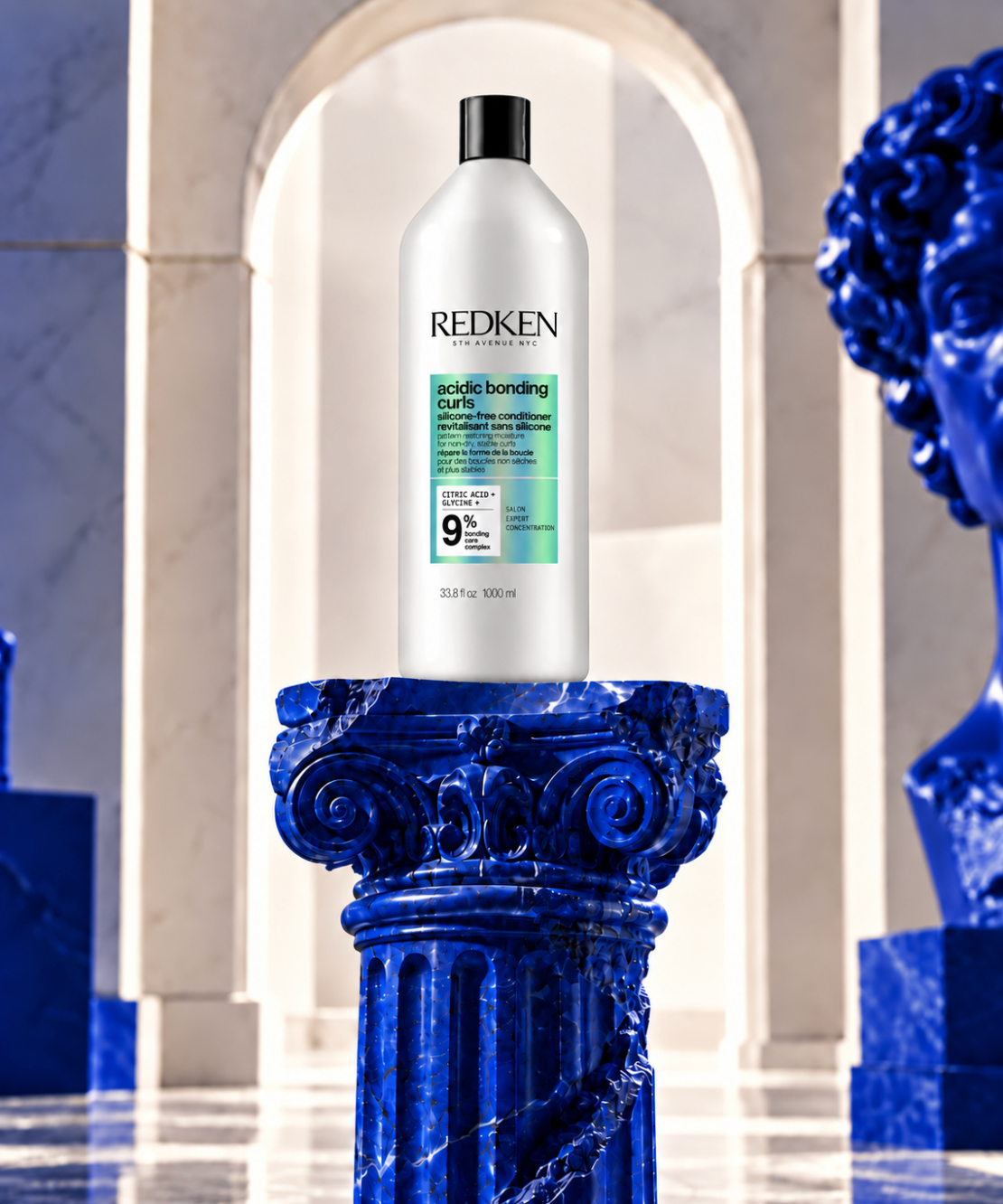REDKEN – Acidic Bonding Concentrate CURLS Conditioner (sans silicone) 33.8 fl oz 1000 ml