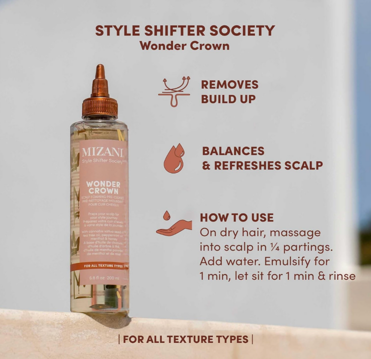MIZANI – Style Shifter Society™ Wonder Crown 200 ml